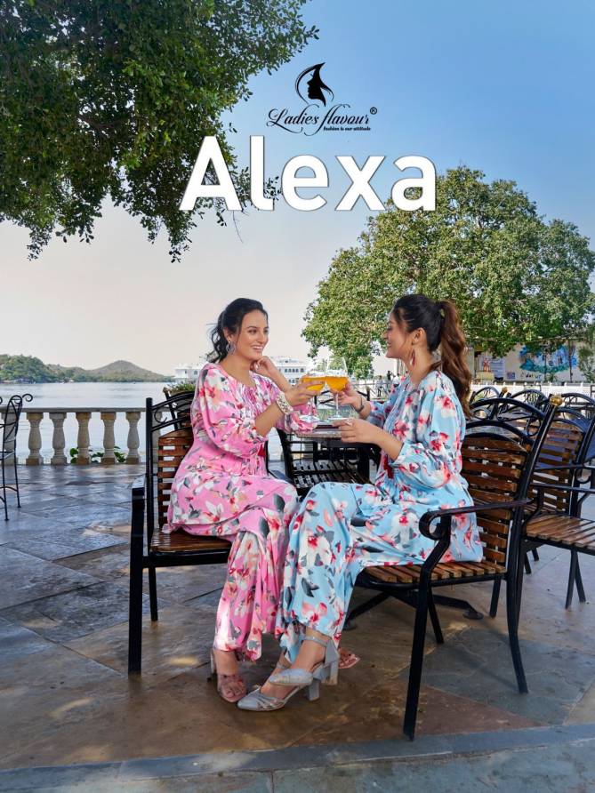 Alexa By Ladies Flavour 1001 To 1004 Top With Pant Catalog